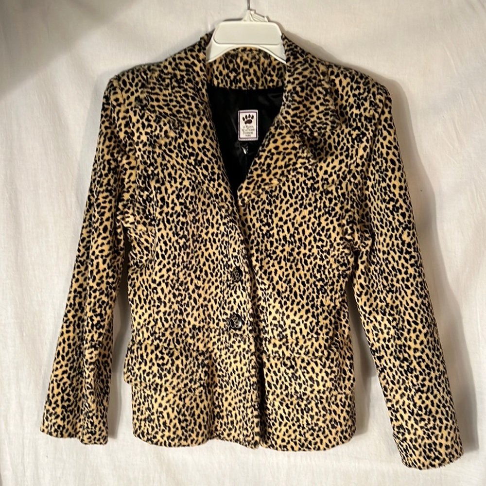 La Maison de la Fausse Fourrure Blazer Size Medium
